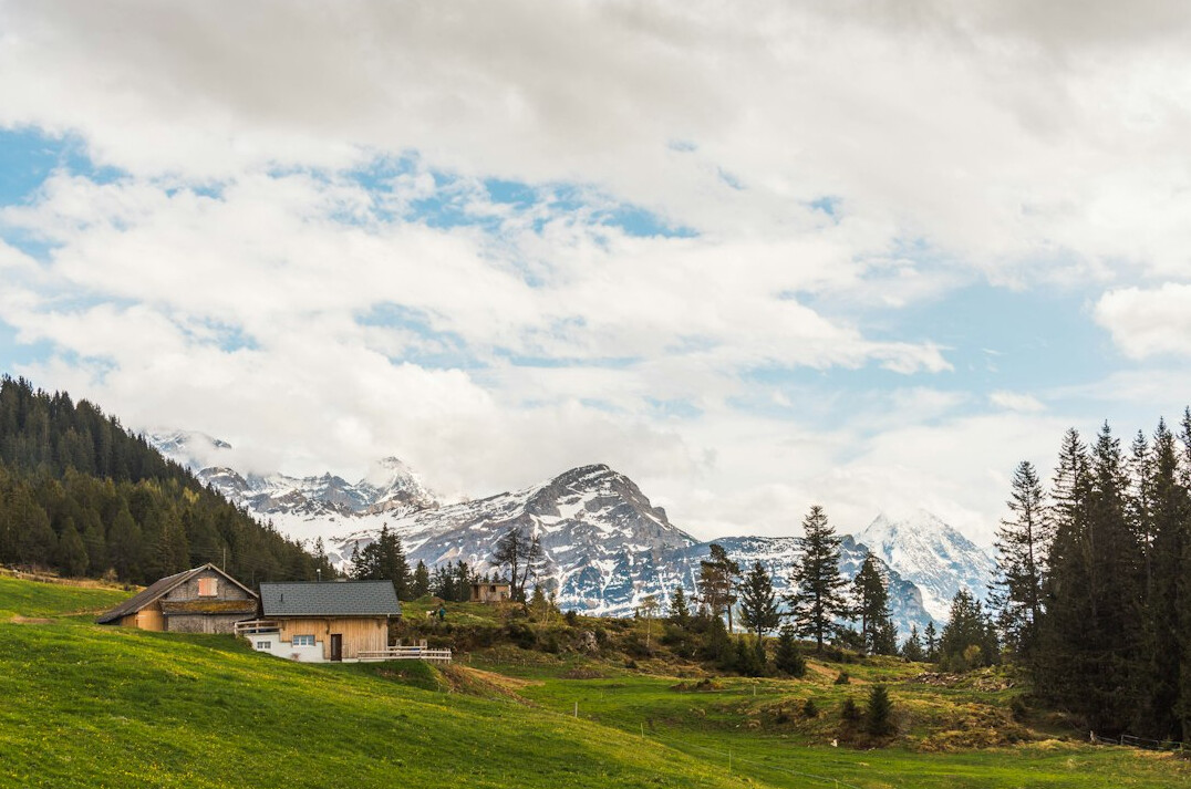 alpine mountain chalet